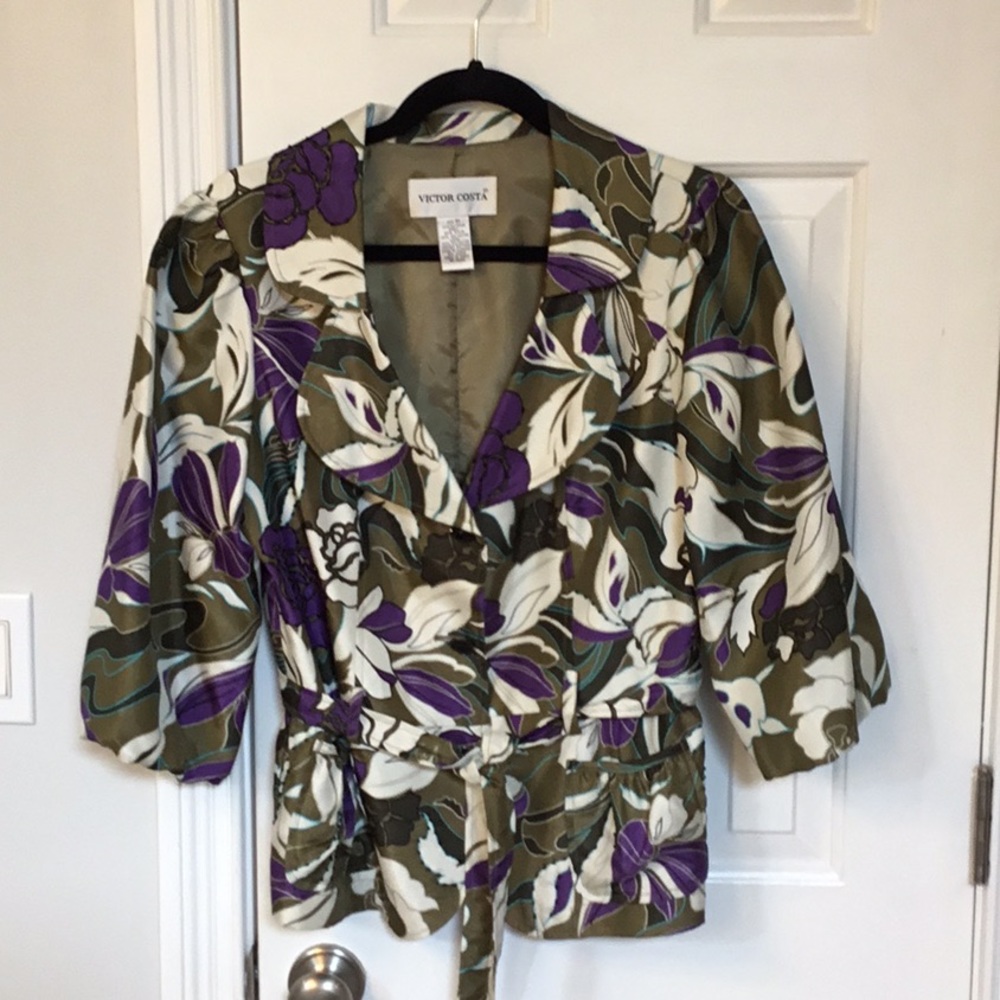 Victor Costa Unique Embellished Jacket